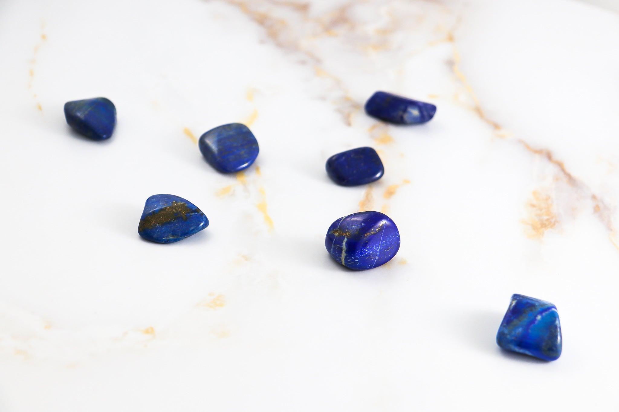 Pierre roulée en Lapis-Lazuli