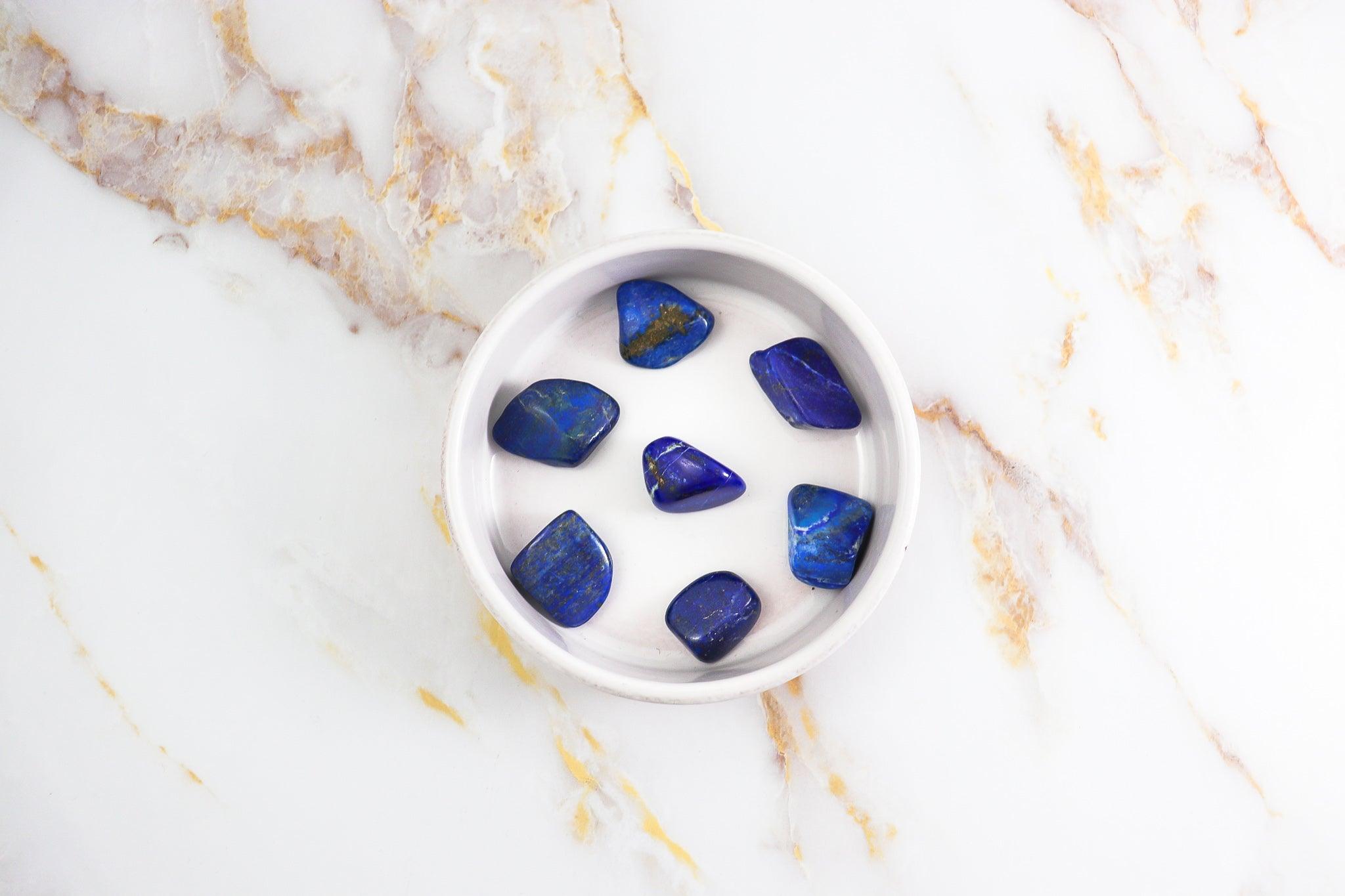 Pierre roulée en Lapis-Lazuli