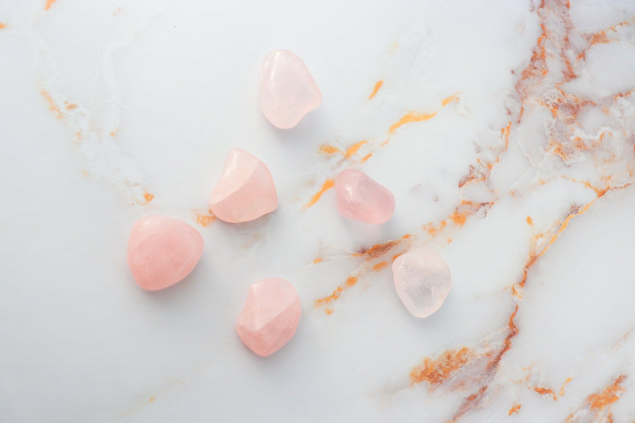 Rolled Rose Quartz Stone